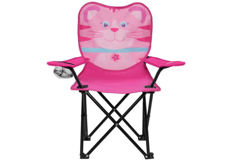 NILS FUN Campingstuhl Kinderstuhl Katze faltbarer Stuhl Outdoorstuhl für Kinder von NILS FUN