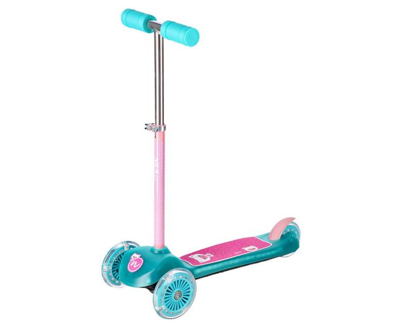 NILS FUN Tretroller LED Kinderroller Scooter Roller Cityroller, Mit LED Reifen von NILS FUN