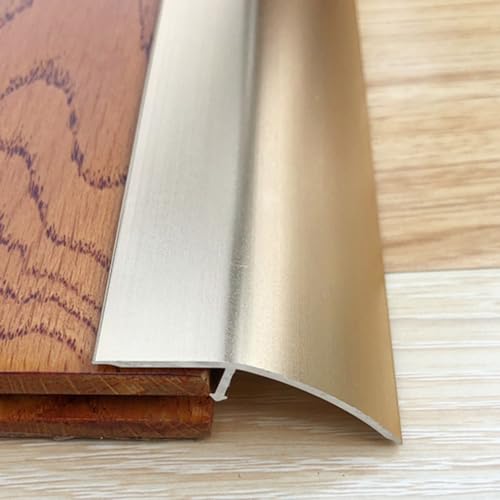 NILZA Übergangsprofil Höhenausgleich 10-20mm Übergangsschiene Übergangsleiste 90cm Aluminium Türleiste Selbstklebend Ausgleichsprofil Für Vinylboden (Color : Gold, Size : 1PCS) von NILZA