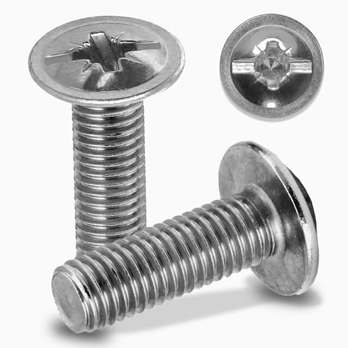 25 Stück Möbelschrauben M4 – rostfrei – Möbelgriffschrauben für Möbelgriffe (M4x10) von NIMA PARTS