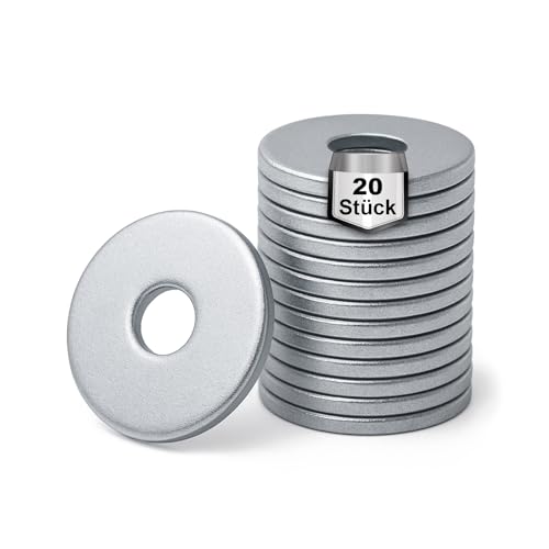 NIMA PARTS Unterlegscheiben M4 – 20 Stück Edelstahl – Karosseriescheiben von NIMA PARTS