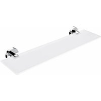 Unix - Duschablage, Länge 50 cm, Milchglas / chrom un 13091B-50-26 - Nimco von NIMCO