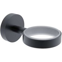 Nimco Unix - Halterung für Seifenspender, Glas oder Seifenschale, schwarz matt UNC 13050X-90 von NIMCO
