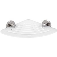 Nimco - Unix - IXI-Eckregal, 23 cm, Plexiglas matt/Edelstahl poliert unm X211-10 von NIMCO