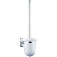 Simona - Wand-Toilettenbürste mit Halter, Glas matt/verchromt si 7294C-26 - Nimco von NIMCO