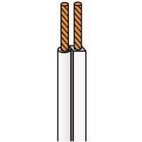 Parallelkabel 2x1,5mm white (9004) von NIMO
