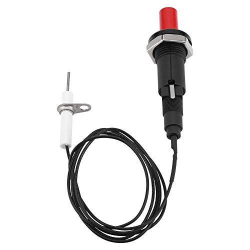 NIMOA Piezo Zünder Gasgrill Ignition Kit, 1 Out 2 Piezo Spark BBQ Grill Push Button Anzünder BBQ Grill Druckknopfzünder für Kaminofengas (1 Stück) von NIMOA