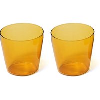 NINE - Milk Trinkglas, gelb (2er-Set) von NINE