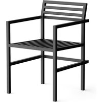 NINE - 19 Outdoors Dining Armchair, schwarz von NINE