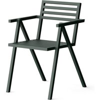 NINE - 19 Outdoors Stacking Armchair, grün von NINE