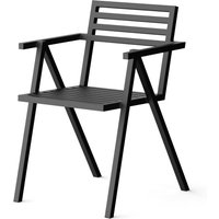 NINE - 19 Outdoors Stacking Armchair, schwarz von NINE