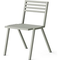 NINE - 19 Outdoors Stacking Chair, grau von NINE