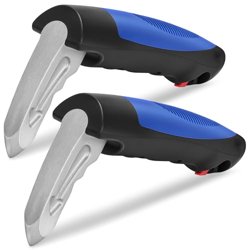 NINEMAX Ausstiegshilfe Auto Einstiegshilfe Auto Senioren,2 Stück Haltegriff für Car Zum Aussteigen Mit Gurtschneider für Behinderung Schwangere(Blau) von NINEMAX