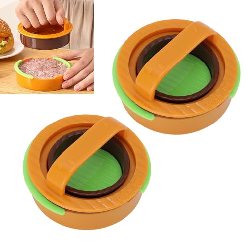 2pcs Burger Press, 2 Verschiedene Größen Nicht -Stick -Rundform -Stuff -Hamburger Press Patty Maker, tragbarer Hamburger Patty Press, Küchenwerkzeugzubehör 2pcs Burger Press, 2 Verschiedene Größen Nicht -Stick -Rundform -Stuff -Hamburger Press Patty Maker, tragbarer Hamburger Patty Press, Küchenwerkzeugzubehör von NINESHE