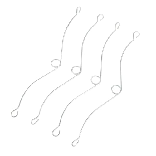 4 Stück Eisen Gitter Federklemmen, Schutzgitter Federklammern, Federn für Badventilatorabdeckgitter Zum Wirksamen Schutz Vor Fremdkörpern 4 Stück Eisen Gitter Federklemmen, Schutzgitter Federklammern, Federn für Badventilatorabdeckgitter Zum Wirksamen Schutz Vor Fremdkörpern von NINESHE