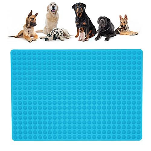 Mini Round Silikonformen, 468 Hohlraum Hemisphären -Hundekeks Backform, kleiner Hundebecher, Herstellung von Formen für Haustierhundfutter, Kekse -Snacks (Blau) von NINESHE