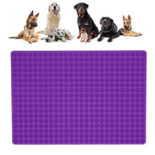 Mini Round Silikonformen, 468 Hohlraum Hemisphären -Hundekeks Backform, kleiner Hundebecher, Herstellung von Formen für Haustierhundfutter, Kekse -Snacks (Lila) von NINESHE