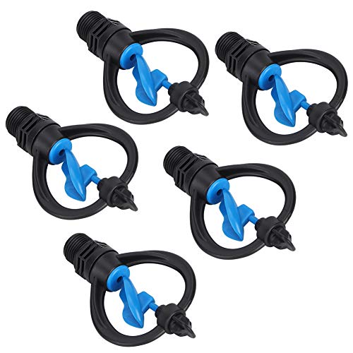 NINESHE 5Pcs Kunststoff G1/2 Männlicher Gewindegartenbewässerung, Hauptwasserversorgung Kann Direkt Angeschlossen Werden, Bewässerungsinstrument für Leichtes Pflanzen von NINESHE