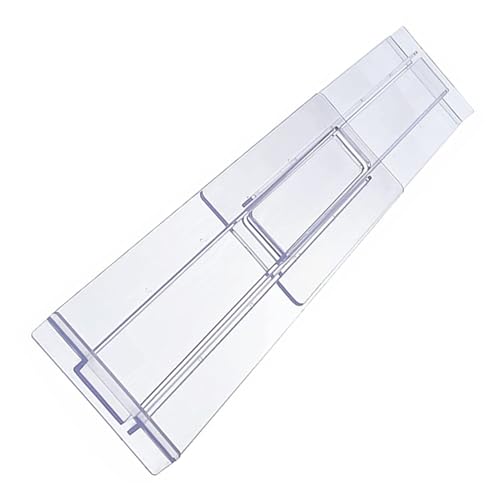 NINESHE Multi Transparent Expandable Schubladenteiler, Partitionieren Sie Effektiv Den Speicherplatz, Plastikschubladenteiler Speicherorganisator für Bücherregal, Schreibtisch von NINESHE