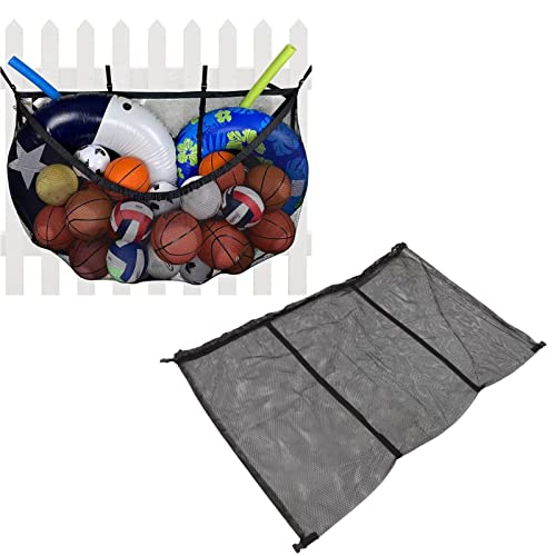 NINESHE Pool Float Aufbewahrungstasche, 53,1 X 35,4 Zoll Hanges Pool Spielzeugspeichernetz, Outdoor Pool Beach Pool Float Toy Storage Net für Schwimmring, Kugeln, Schlauchboote NINESHE Pool Float Aufbewahrungstasche, 53,1 X 35,4 Zoll Hanges Pool Spielzeugspeichernetz, Outdoor Pool Beach Pool Float Toy Storage Net für Schwimmring, Kugeln, Schlauchboote von NINESHE