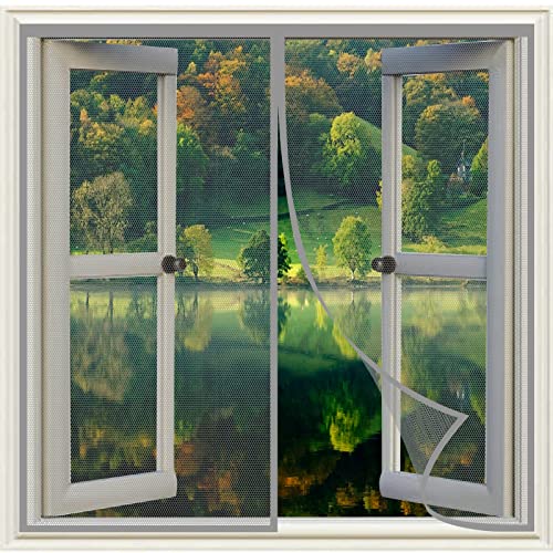Fliegengitter Fenster Magnet 60 x 130 cm Fliegengitter Fenster Insektenschutz Magnet, Magnet Fliegengitter Tür Ohne Bohren Automatisch Verschließen für Wohnzimmer Fenster, Grau Fliegengitter Fenster Magnet 60 x 130 cm Fliegengitter Fenster Insektenschutz Magnet, Magnet Fliegengitter Tür Ohne Bohren Automatisch Verschließen für Wohnzimmer Fenster, Grau von NINGBAI