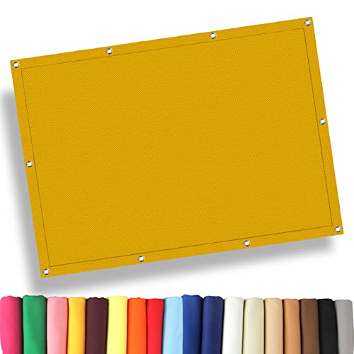 Garten Schattierungsnetz 1.2 x 2 m Wasserabweisend Sonnensegel, Garten Sonnensegel mit Ösen und Befestigungsseile für Balkon Camping Terrasse Pergola, Gelb Garten Schattierungsnetz 1.2 x 2 m Wasserabweisend Sonnensegel, Garten Sonnensegel mit Ösen und Befestigungsseile für Balkon Camping Terrasse Pergola, Gelb von NINGBAI