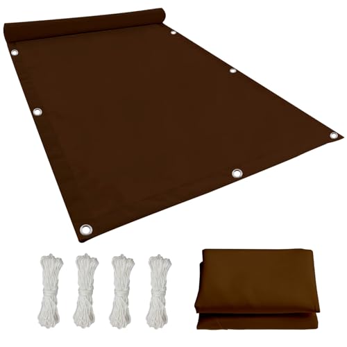 Sonnensegel Wasserdicht Rechteckig 2.2 x 2.5 m Sonnensegel Wasserdicht, Seilspannmarkise, Hagelschutznetz Garten Premium PES Polyester wasserabweisend imprägniert für Garten Terrasse Camping, Braun Sonnensegel Wasserdicht Rechteckig 2.2 x 2.5 m Sonnensegel Wasserdicht, Seilspannmarkise, Hagelschutznetz Garten Premium PES Polyester wasserabweisend imprägniert für Garten Terrasse Camping, Braun von NINGBAI