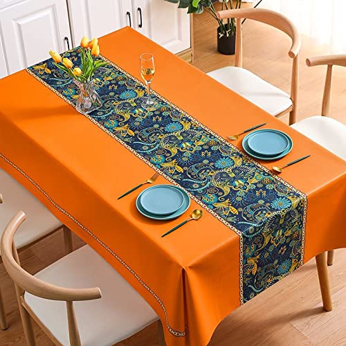 NINGHOME Gartentischdecke,120x170cm,Wachstuch mit Chic Stil - Abwischbare PVC Wachstuchtischdecke Wasserabweisend Rechteckige - Strapazierfähiges Tischdecke NINGHOME Gartentischdecke,120x170cm,Wachstuch mit Chic Stil - Abwischbare PVC Wachstuchtischdecke Wasserabweisend Rechteckige - Strapazierfähiges Tischdecke von NINGHOME