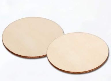 NINGWAAN Unlackierte Holzkreise, 5,1 cm runde Holzscheiben, 400 Stück für DIY Handwerk NINGWAAN Unlackierte Holzkreise, 5,1 cm runde Holzscheiben, 400 Stück für DIY Handwerk von NINGWAAN