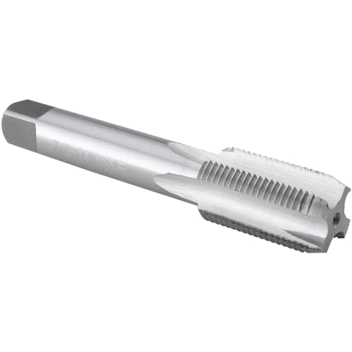 7/8"-14 UNF Gewindebohrer Linksgewinde, HSS 7/8 x 14 UNF Maschinengewindebohrer mit gerader Nut von NINHFTDROU