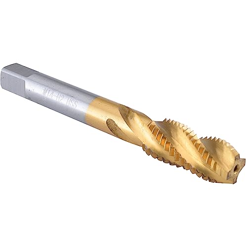 Gewindeschneidwerkzeuge M14 x 2 Spiralnut-Gewindebohrer, HSS-Titan-beschichteter Spiralnut-Gewindebohrer M14 x 2,0 von NINHFTDROU