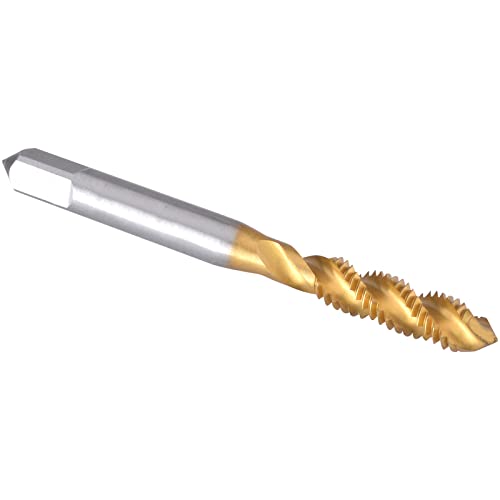 Gewindeschneidwerkzeuge M5 x 0,8 Spiralnut-Gewindebohrer, HSS-Titan-beschichteter Spiralnut-Gewindebohrer M5 x 0,8 von NINHFTDROU