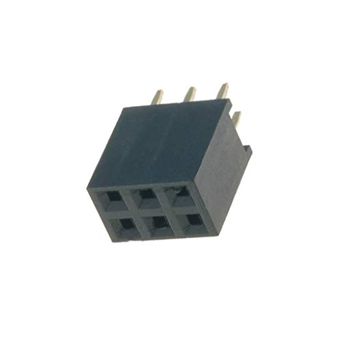 20X DS1023-2*3S21 Socket pin strips female PIN: 6 straight 2.54mm THT 2x3 3A CON von NINIGI