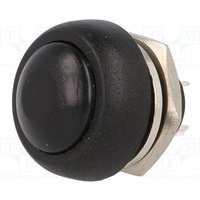 Drucktaster aus-(ein) nein 1A/250V M12 schwarz von NINIGI