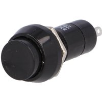 Runder Leerlauftaster 12mm SCHWARZ von NINIGI