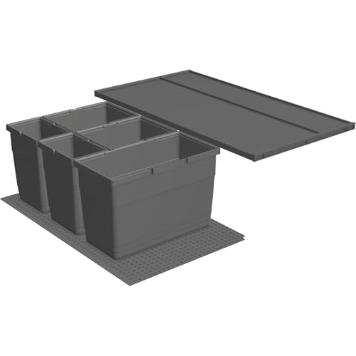 NINKA eins2vier Set KB 900/Seitenwand 18-19 mm Dunkelgrau von NINKA