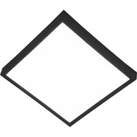 Led Decken Lampe Leuchte 3-Stufen Dimmer 17cm eckig Beleuchtung Flur Schwarz von NINO