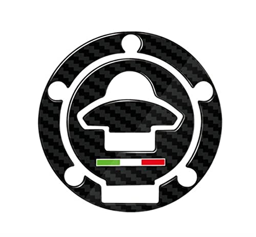 NINOMA Für Ducati Monster 696 796 821 1100 1200 Diavel Motorrad Seite Tankpad Schutz Aufkleber Aufkleber Kniegriff Traktion Tankteile (Color : 1) von NINOMA