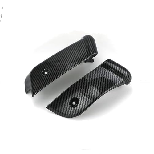 NINOMA Motorrad Spoiler Abdeckung Links Rechts ABS Kunststoff Verkleidung Glanz Matt Schwarz Carbon Teile Für Vespa GTS 250 300 GTV 2013-2023 (Color : 3) von NINOMA