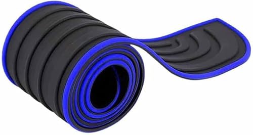 NINQ Auto Heckstoßstangenschutz für Renault Kangoo II Express 2008-2013 2022 2023 2024 2025, Gummi Stoßstangenschutz Kratzfest Kofferraum Schwellerschutz Dekoration Zubehör,C-Black+Blue NINQ Auto Heckstoßstangenschutz für Renault Kangoo II Express 2008-2013 2022 2023 2024 2025, Gummi Stoßstangenschutz Kratzfest Kofferraum Schwellerschutz Dekoration Zubehör,C-Black+Blue von NINQ