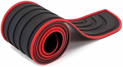 NINQ Auto Heckstoßstangenschutz für Suzuki Swift 2013-2022 2023 2024 2025, Gummi Stoßstangenschutz Kratzfest Kofferraum Schwellerschutz Dekoration Zubehör,A-Black+Red NINQ Auto Heckstoßstangenschutz für Suzuki Swift 2013-2022 2023 2024 2025, Gummi Stoßstangenschutz Kratzfest Kofferraum Schwellerschutz Dekoration Zubehör,A-Black+Red von NINQ