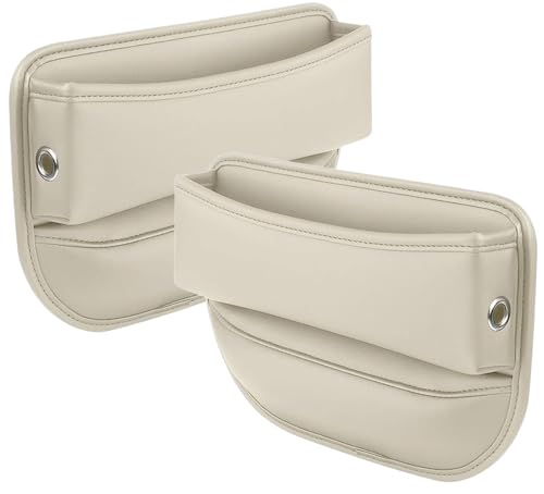 NINQ Autositz Aufbewahrungsbox für BMW 2er G42 2er Coupe 2021 2022 2023 2024 2025, PU-Leder-Organizer Sitz Seitentaschen Organizer Multifunktionale Aufbewahrungsbox,2 Piece-Beige NINQ Autositz Aufbewahrungsbox für BMW 2er G42 2er Coupe 2021 2022 2023 2024 2025, PU-Leder-Organizer Sitz Seitentaschen Organizer Multifunktionale Aufbewahrungsbox,2 Piece-Beige von NINQ