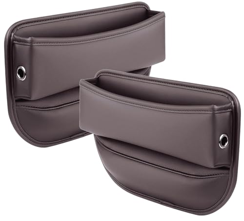 NINQ Autositz Aufbewahrungsbox für BMW 2er G42 2er Coupe 2021 2022 2023 2024 2025, PU-Leder-Organizer Sitz Seitentaschen Organizer Multifunktionale Aufbewahrungsbox,2 Piece-Brown NINQ Autositz Aufbewahrungsbox für BMW 2er G42 2er Coupe 2021 2022 2023 2024 2025, PU-Leder-Organizer Sitz Seitentaschen Organizer Multifunktionale Aufbewahrungsbox,2 Piece-Brown von NINQ