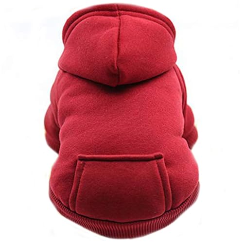 Hoodies for Dog Comfortable and Warm Funny Small Dog Clothes with Hat and Pocket Clothes for Puppy Cat Cold Weather Custume Pet Lovers Gifts, XSDog Hoodies for Dog Comfortable and Warm Funny Small Dog Clothes with Hat and Pocket Clothes for Puppy Cat Cold Weather Custume Pet Lovers Gifts, XSDog von NIOMICO