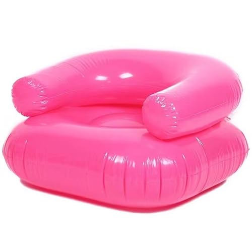 NIOMICO Aufblasbarer Stuhl, 28x28x18 Zoll Ergonomischer Komfort Blow -up Stuhl, 220 Pfund Kapazität PVC Air -Sofas für Campingparty Learning BeachInflatable von NIOMICO