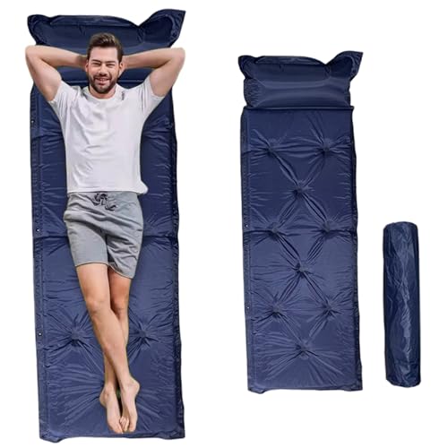 NIOMICO Camping -Blow -up -Matratze, 72x24 Zoll tragbare und wasserdichte Campingmatten mit Kissen, bequemes Zelt -Schlafpolster für Rucksacke, Wandern, Traverebackpacking -Schlafpolster NIOMICO Camping -Blow -up -Matratze, 72x24 Zoll tragbare und wasserdichte Campingmatten mit Kissen, bequemes Zelt -Schlafpolster für Rucksacke, Wandern, Traverebackpacking -Schlafpolster von NIOMICO