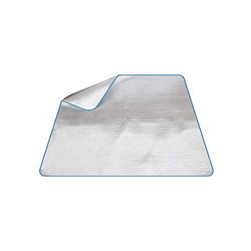 NIOMICO Camping Mat Aluminum Foil Picnic Blanket Waterproof Eva Sleeping Mattress for Hiking Travel Picnic 200x200 cmcamping mat Blanket Sleeping Camping roll Aluminum foil von NIOMICO