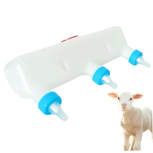 NIOMICO Ziegenflaschen zum Füttern von Babyziegen, tragbare Tierbabyziegenflasche mit 3 Silikon -Schnuller, sicherer Plastikfuttermittel für Bauernhöfe und Viehziegenflaschen zum Füttern von Ziegen NIOMICO Ziegenflaschen zum Füttern von Babyziegen, tragbare Tierbabyziegenflasche mit 3 Silikon -Schnuller, sicherer Plastikfuttermittel für Bauernhöfe und Viehziegenflaschen zum Füttern von Ziegen von NIOMICO