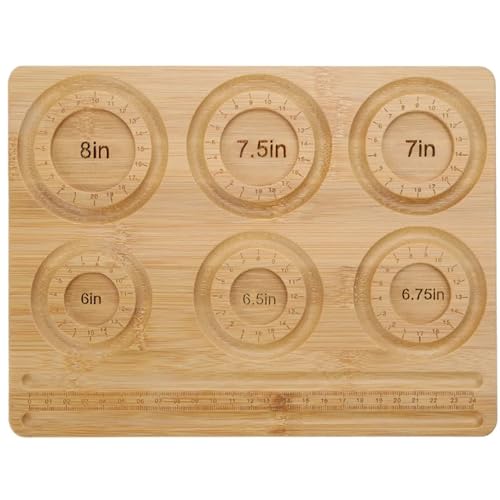 Perlenbrett für Schmuck Making 10x8 '' Holzperlenbrett mit 6 Rillen, einfach zu bedienende DIY erleichtert deine DIY -Arbeit einfach von NIOMICO