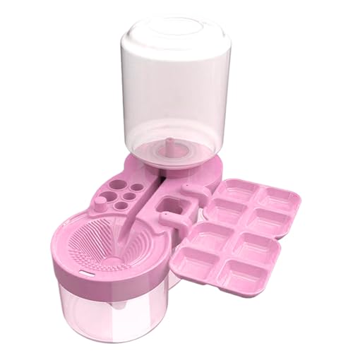 Pinselreiniger, 4-in-1 Automatische zirkulierende Pinselwaschmaschine mit Palette und Malwerkzeughalter, Malerei mit Abflusshalter für Anfänger der Künstlerin, Style 2 Cleanerer Pinselreiniger, 4-in-1 Automatische zirkulierende Pinselwaschmaschine mit Palette und Malwerkzeughalter, Malerei mit Abflusshalter für Anfänger der Künstlerin, Style 2 Cleanerer von NIOMICO